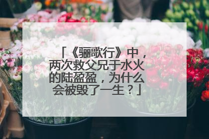 《骊歌行》中，两次救父兄于水火的陆盈盈，为什么会被毁了一生？