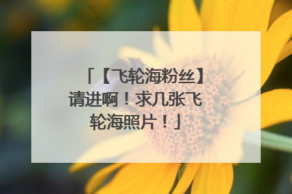 【飞轮海粉丝】请进啊！求几张飞轮海照片！