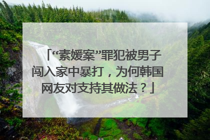 “素媛案”罪犯被男子闯入家中暴打，为何韩国网友对支持其做法？