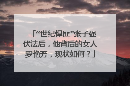 “世纪悍匪”张子强伏法后，他背后的女人罗艳芳，现状如何？