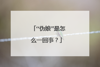 “伪娘”是怎么一回事？