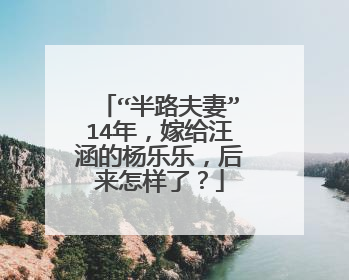 “半路夫妻”14年,嫁给汪涵的杨乐乐,后来怎样了?