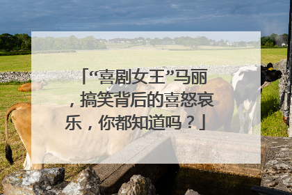 “喜剧女王”马丽,搞笑背后的喜怒哀乐,你都知道吗?