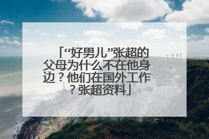 “好男儿”张超的父母为什么不在他身边?他们在国外工作?张超资料