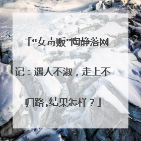 “女毒贩”陶静落网记：遇人不淑，走上不归路,结果怎样？
