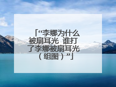 “李娜为什么被扇耳光 谁打了李娜被扇耳光（组图）”