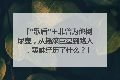 “歌后”王菲曾为他倒尿壶,从摇滚巨星到路人,窦唯经历了什么?