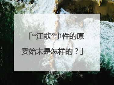 “江歌”事件的原委始末是怎样的?