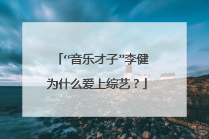 “音乐才子”李健为什么爱上综艺？