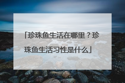 珍珠鱼生活在哪里？珍珠鱼生活习性是什么