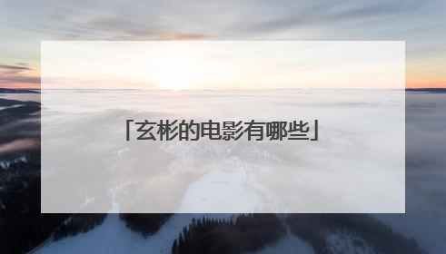 玄彬的电影有哪些