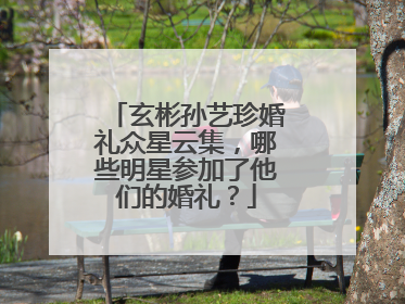 玄彬孙艺珍婚礼众星云集，哪些明星参加了他们的婚礼？