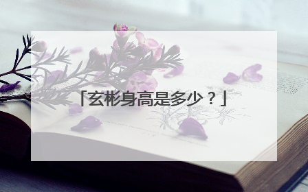 玄彬身高是多少?