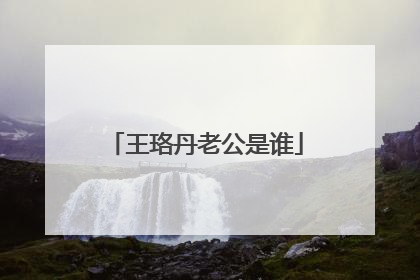 王珞丹老公是谁