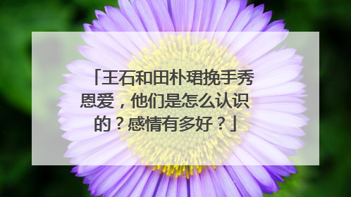 王石和田朴珺挽手秀恩爱,他们是怎么认识的?感情有多好?