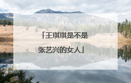 王琪琪是不是张艺兴的女人