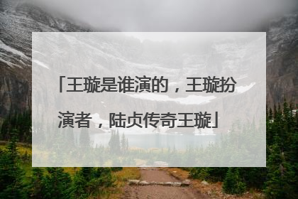 王璇是谁演的,王璇扮演者,陆贞传奇王璇