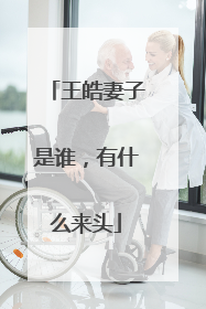 王皓妻子是谁，有什么来头