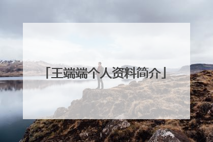 王端端个人资料简介