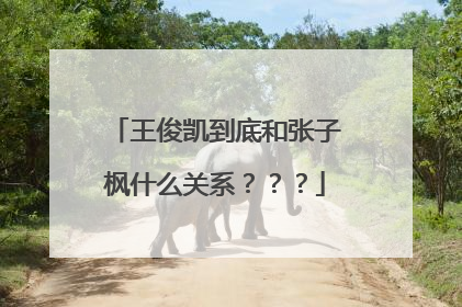 王俊凯到底和张子枫什么关系？？？