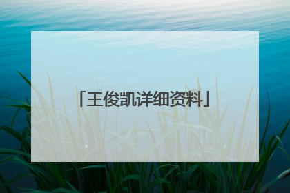 王俊凯详细资料