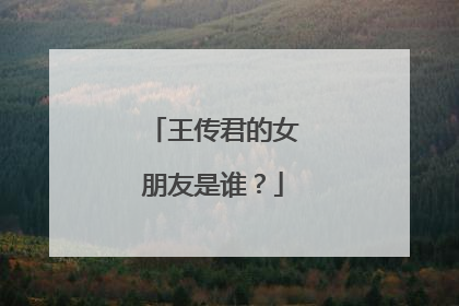 王传君的女朋友是谁?
