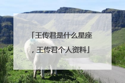 王传君是什么星座，王传君个人资料