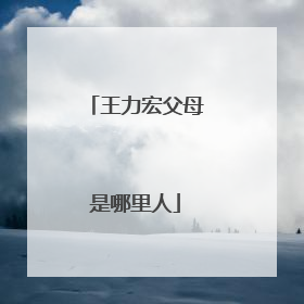 王力宏父母是哪里人
