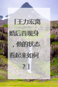 王力宏离婚后首现身,他的状态看起来如何?