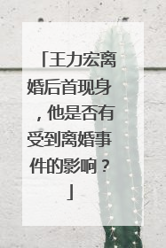 王力宏离婚后首现身，他是否有受到离婚事件的影响？
