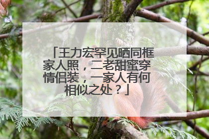 王力宏罕见晒同框家人照,二老甜蜜穿情侣装,一家人有何相似之处?