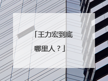 王力宏到底哪里人?