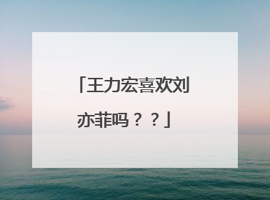 王力宏喜欢刘亦菲吗??