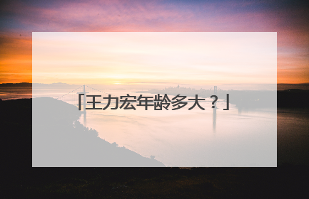 王力宏年龄多大?