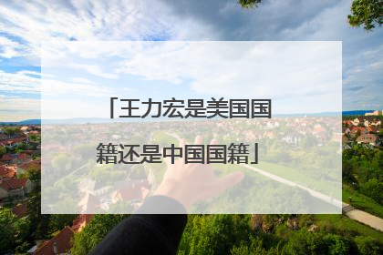 王力宏是美国国籍还是中国国籍