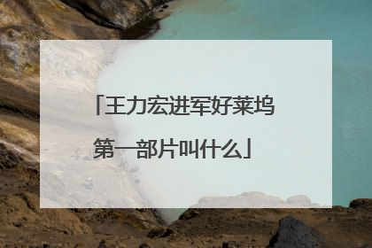 王力宏进军好莱坞第一部片叫什么