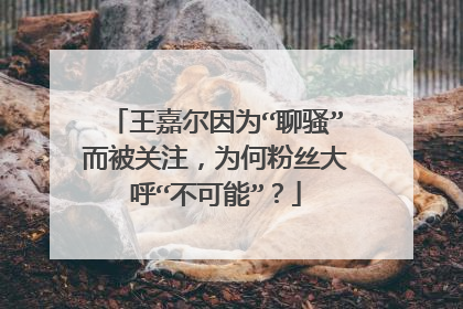 王嘉尔因为“聊骚”而被关注，为何粉丝大呼“不可能”？