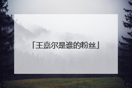 王嘉尔是谁的粉丝