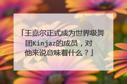 王嘉尔正式成为世界级舞团Kinjaz的成员,对他来说意味着什么?