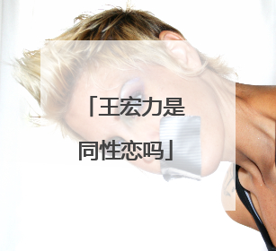 王宏力是同性恋吗