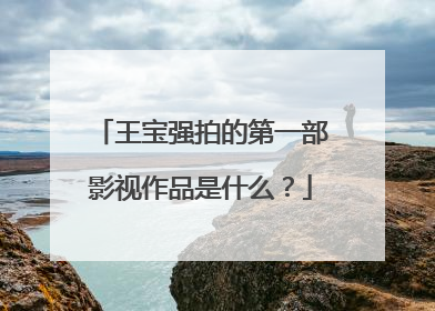 王宝强拍的第一部影视作品是什么？