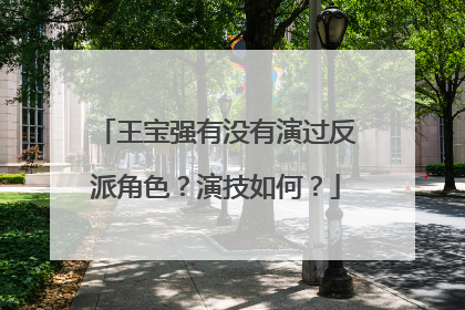 王宝强有没有演过反派角色？演技如何？