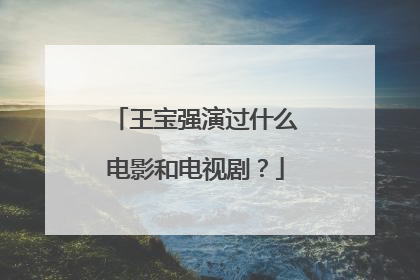 王宝强演过什么电影和电视剧?