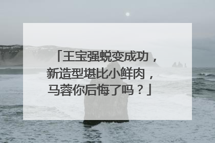 王宝强蜕变成功,新造型堪比小鲜肉,马蓉你后悔了吗?
