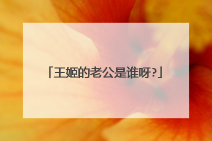 王姬的老公是谁呀?