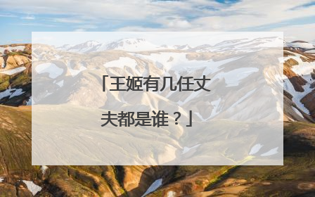 王姬有几任丈夫都是谁?