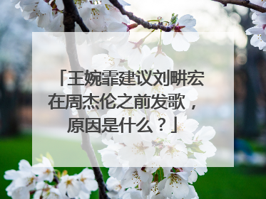 王婉霏建议刘畊宏在周杰伦之前发歌,原因是什么?