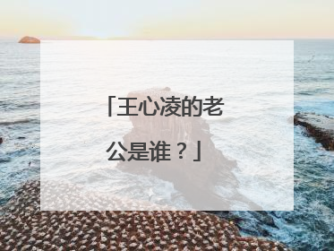 王心凌的老公是谁?