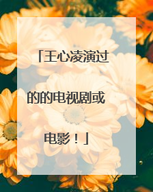 王心凌演过的的电视剧或电影！