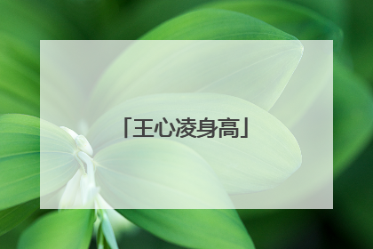 王心凌身高